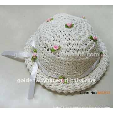 Tricotar patrones bebé bebé niño 1-6yrs fedora trilby jazz sombrero de los niños disquete sombrero